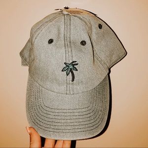 Denim palm tree hat